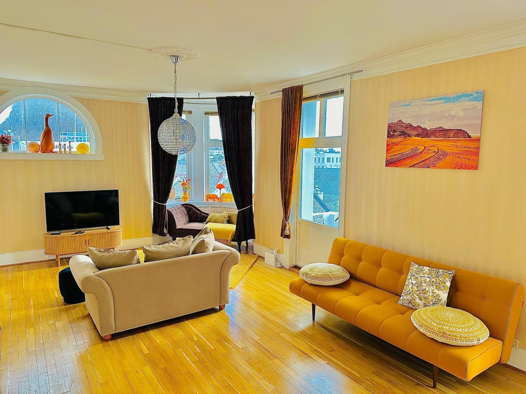 Stylish Big Jugend Art Nouveau Apartment With Balcony Heart Of Alesund Luaran gambar